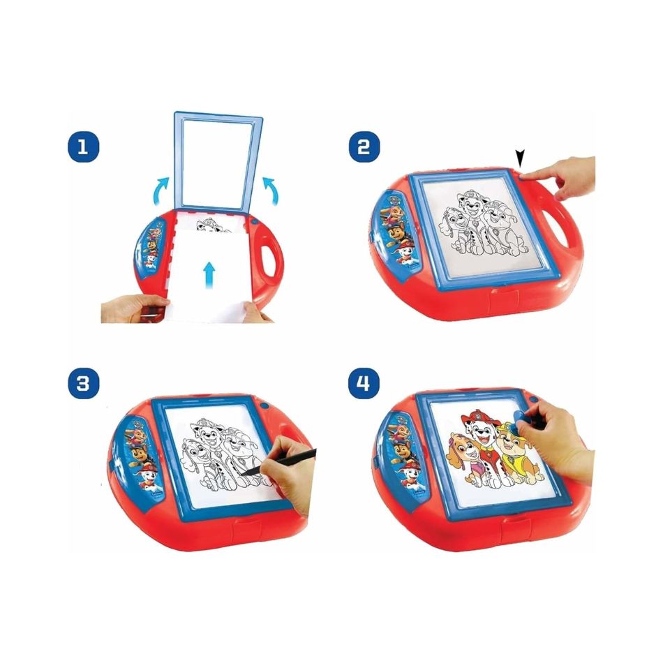 PAW PATROL LIGHT-UP DRAWING PROJECTOR WITH STENCILS & STAMPS CR310PA KOUREAS TOYS
