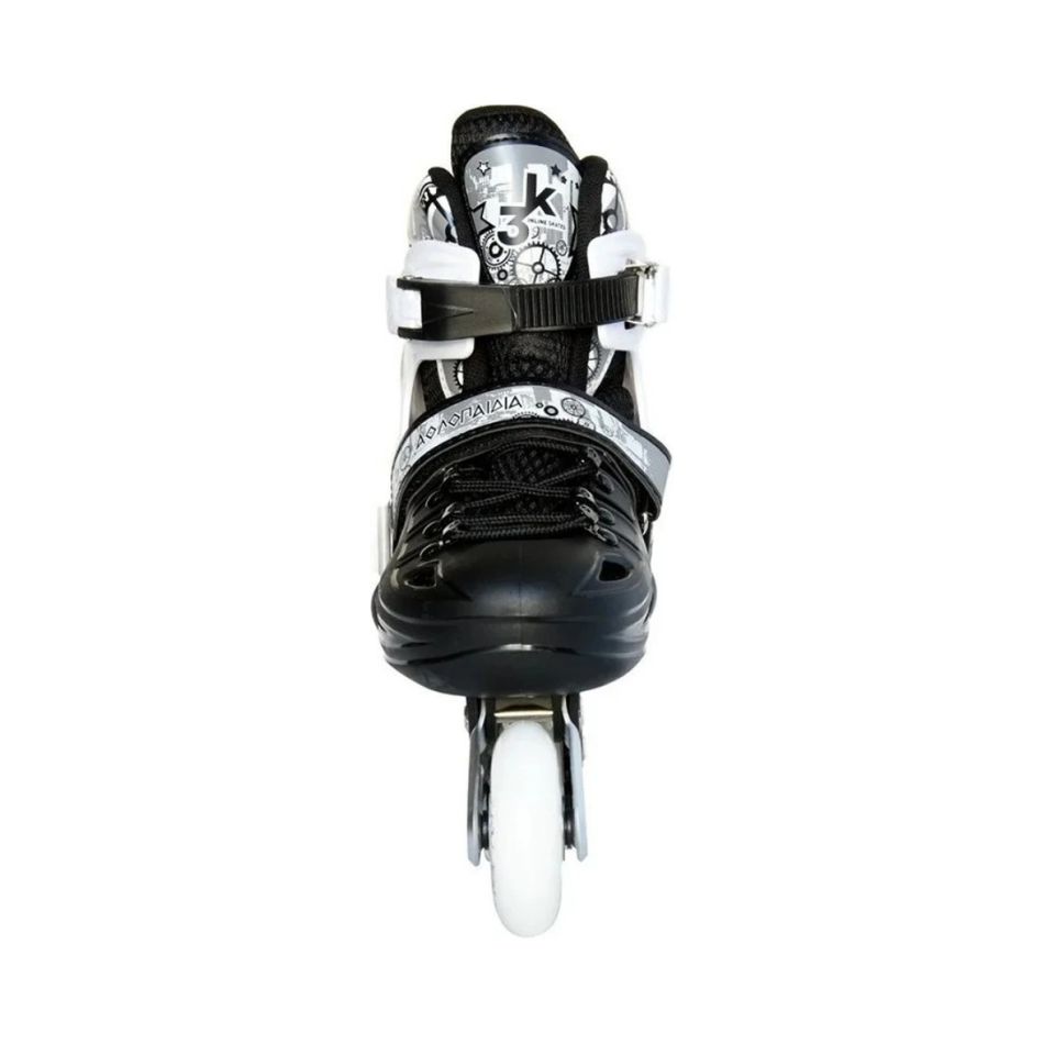 3K ADJUSTABLE SKATES 31-34 BLACK KOUREAS TOYS