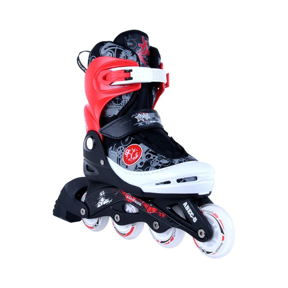 3K ADJUSTABLE SKATES 34-37 RED – BLACK 7750161 KOUREAS TOYS