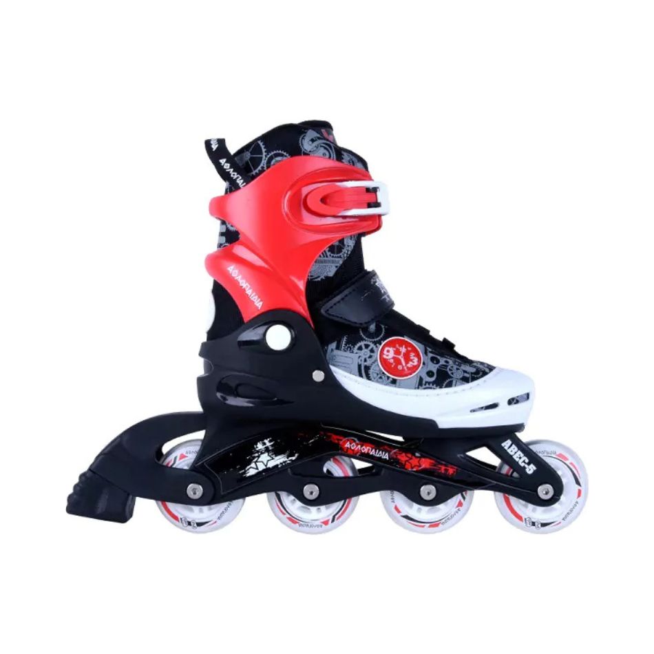 3K ADJUSTABLE SKATES 34-37 RED – BLACK 7750161 KOUREAS TOYS