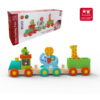 PHOOHI PH05C010 WOODEN ANIMAL TRAIN