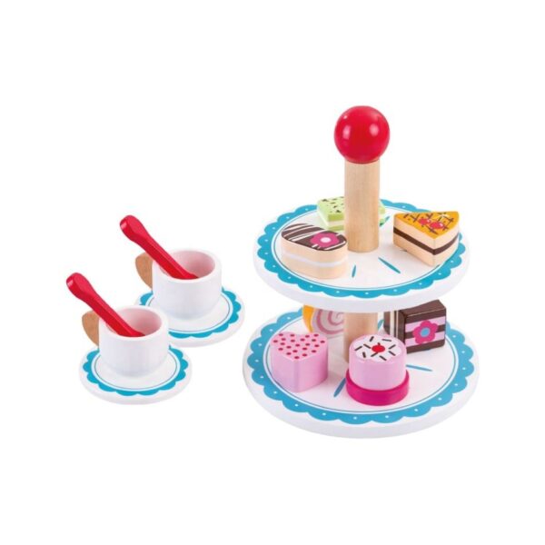 PHOOHI PH01B002 WOOD TEA AND SWEETS KOUREAS TOYS