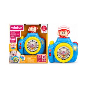 WINFUN 000766 POP-UP MONKEY CAMERA KOUREAS TOYS