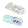 NICE 19014 GIRABRILLA PUFFER PENCIL CASE-ROLL TIFFANY