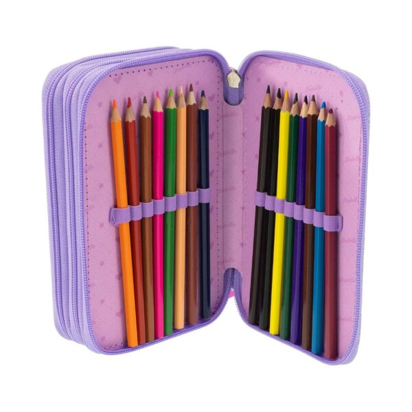 NICE 19026 GIRABRILLA PUFFER PENCIL CASE 3 STAGES UNICORN KOUREAS TOYS