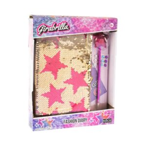 NICE 19036/19047 GIRABRILLA FASHION DIARY GOLD STAR