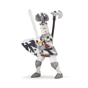 39785 PAPO MEDIEVAL FANTASY WHITE CRESTED KNIGHT KOUREAS TOYS