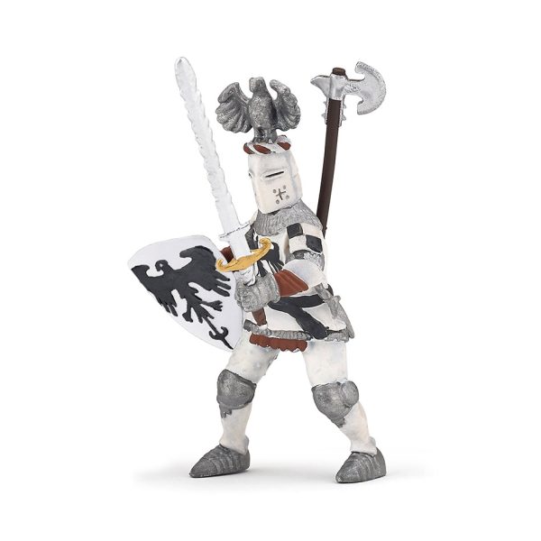 39785 PAPO MEDIEVAL FANTASY WHITE CRESTED KNIGHT KOUREAS TOYS