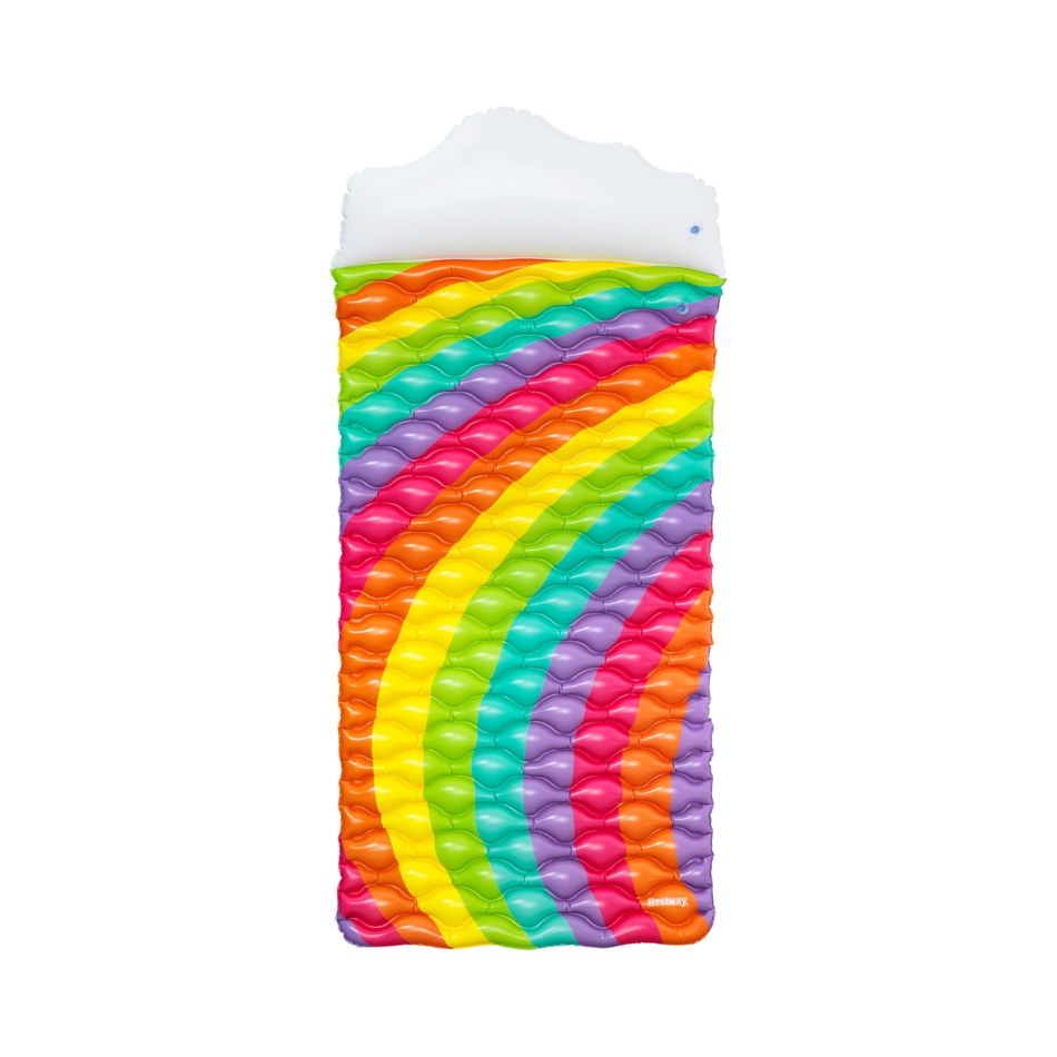 BESTWAY 44107 RAINBOW DREAMS FLOATING MAT – RAINBOW INFLATABLE SEA MATTRESS KOUREAS TOYS