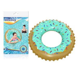 BESTWAY 36300 SWIM RING MINT DONUT 91cm KOUREAS TOYS