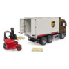 BRUDER 03582 SCANIA SUPER 560R UPS LOGISTICS TRUCK WITH FORKLIFT - Image 3