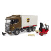 BRUDER 03582 SCANIA SUPER 560R UPS LOGISTICS TRUCK WITH FORKLIFT - Image 4