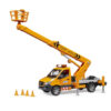 BRUDER 02679 MB SPRINTER WITH WORK PLATFORM AND LIGHT SOUND MODULE - Image 2