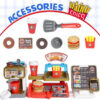 GOLDEN COFFEE MAKER, BURGER STAND,ORDER STAND SET 215170 - Image 5
