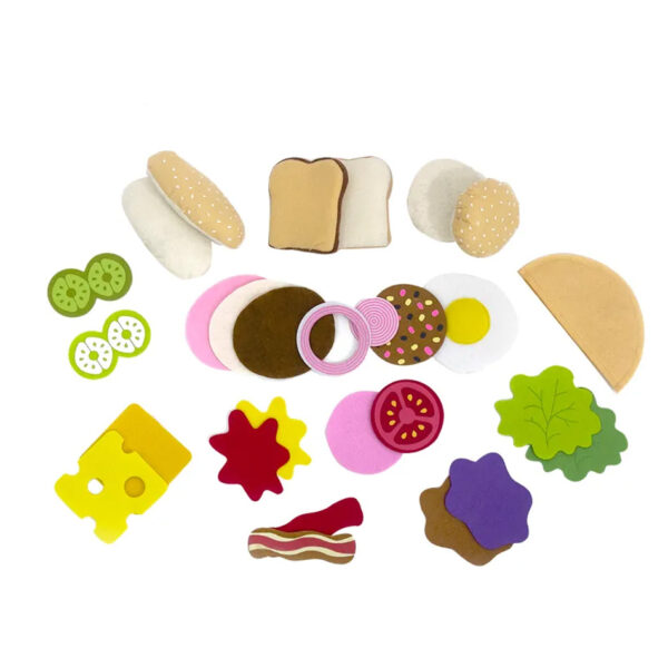 HAMBURGER SANDWICH GAME GOOD SET 28 Pcs - Image 2