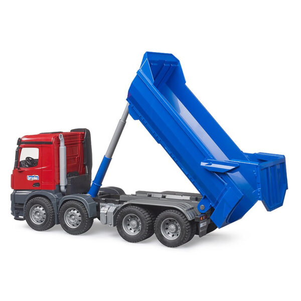 BRUDER 03621 MB AROCS HALFPIPE TIPPER TRUCK KOUREAS TOYS