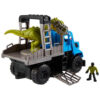 BRAND GVV50 JURASSIC WORLD BREAK OUT DINO HAULER, VEHICLE SET WITH THRASHING DINOSAUR FIGURE - Image 3