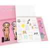 NICE 92009 INFLUENCERS FASHION DOLLS PAPER BOOK - Image 3