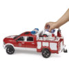 BRUDER 02544 RAM 2500 FIRE ENGINE TRUCK WITH L+S MODULE - Image 3