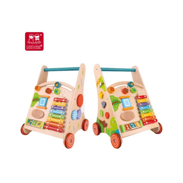 PHOOHI PH03A014 WOODEN JUNGLE BABY LEARNING WALKER KOUREAS TOYS