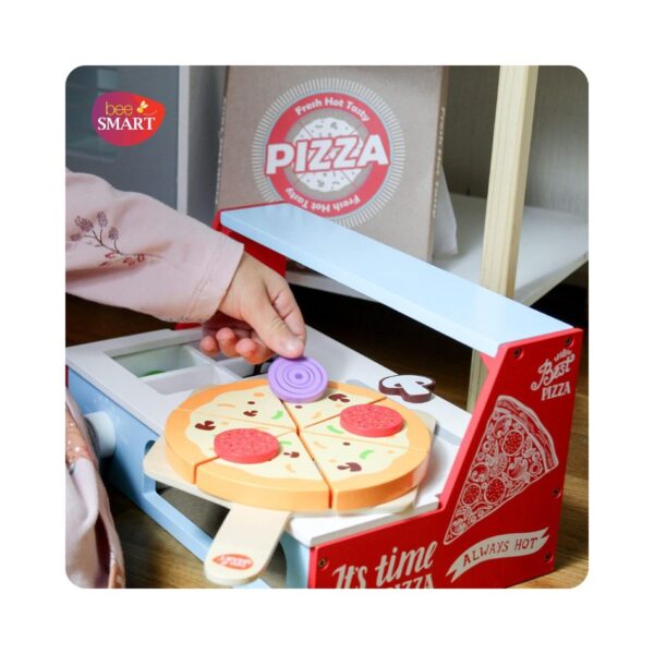 PHOOHI PH01I003 WOODEN PIZZA OVEN WITH ACCESSORIES KOUREAS TOYS