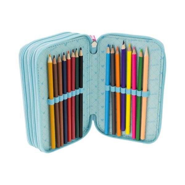 NICE 19025 GIRABRILLA PUFFER PENCIL CASE 3 STAGES UNICORN KOUREAS TOYS