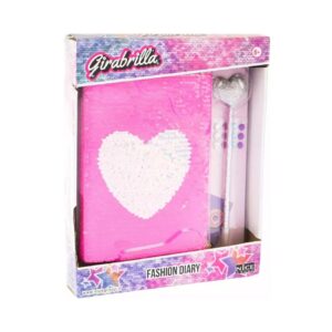 NICE 19036 GIRABRILLA FASHION DIARY HEART KOUREAS TOYS