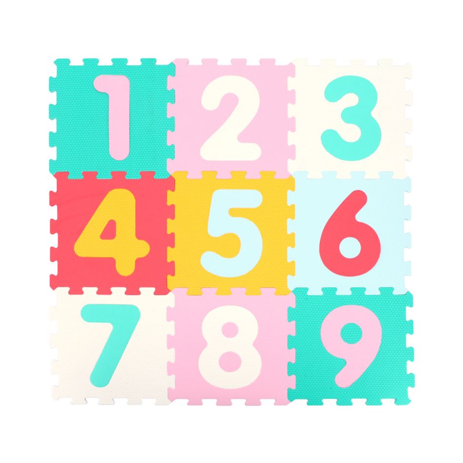 MIX NUMBER FLOOR PUZZLE MAT KOUREAS TOYS