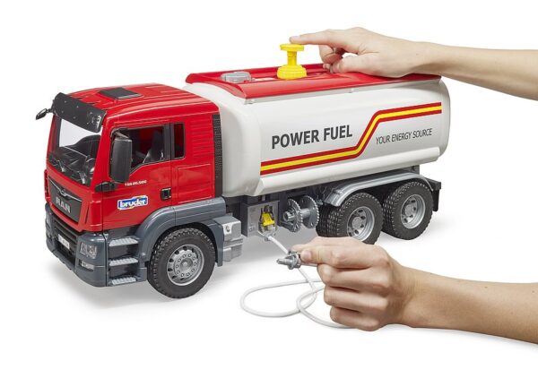 BRUDER 03775 MAN TGS TANK TRUCK KOUREAS TOYS