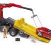 BRUDER 03552 SCANIA SUPER 560R TOW TRUCK WITH LIGHT AND SOUND MODULE AND BRUDER ROADSTER KOUREAS TOYS