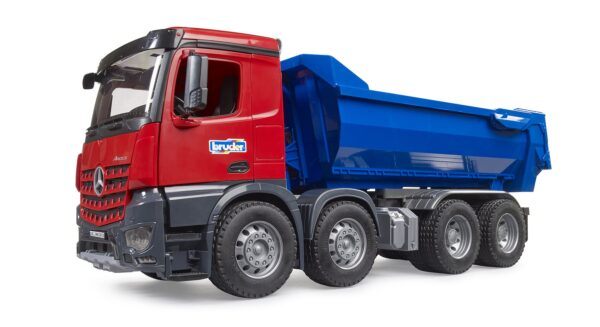 BRUDER 03621 MB AROCS HALFPIPE TIPPER TRUCK KOUREAS TOYS