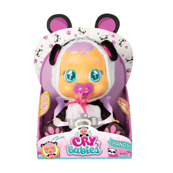 AS 98213 CRY BABIES PANDY - INTERACTIVE BABY DOLL PANDA CRIES REAL TEARS
