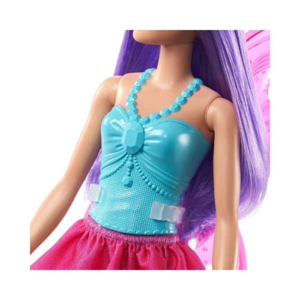 BRAND GXD59 BARBIE DREAMTOPIA FAIRY BALLERINA PURPLE HAIR KOUREAS TOYS