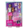 BRAND HJY34 BARBIE SKIPPER BABYSITTERS INC CRIB PLAYSET WITH DOLL, BABY DOLL WITH SLEEPY EYES, FURNITURE & ACCESSORIES KOUREAS TOYS