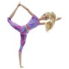 BRAND GXF04 BARBIE MADE TO MOVE DOLL WITH 22 FLEXIBLE JOINTS & LONG BLONDE PONYTAIL WEARING ATHLEISURE-WEAR KOUREAS TOYS