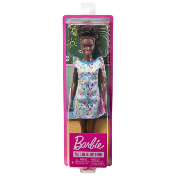 BRAND HBW97 BARBIE CAREER DOLLS TEACHER KOUREAS TOYS