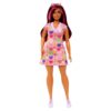 BRAND HJT04 BARBIE FASHIONISTAS DOLL 207 WITH A HEART-PRINT SWEATER DRESS, SUNGLASSES AND PLATFORM SHOES KOUREAS TOYS