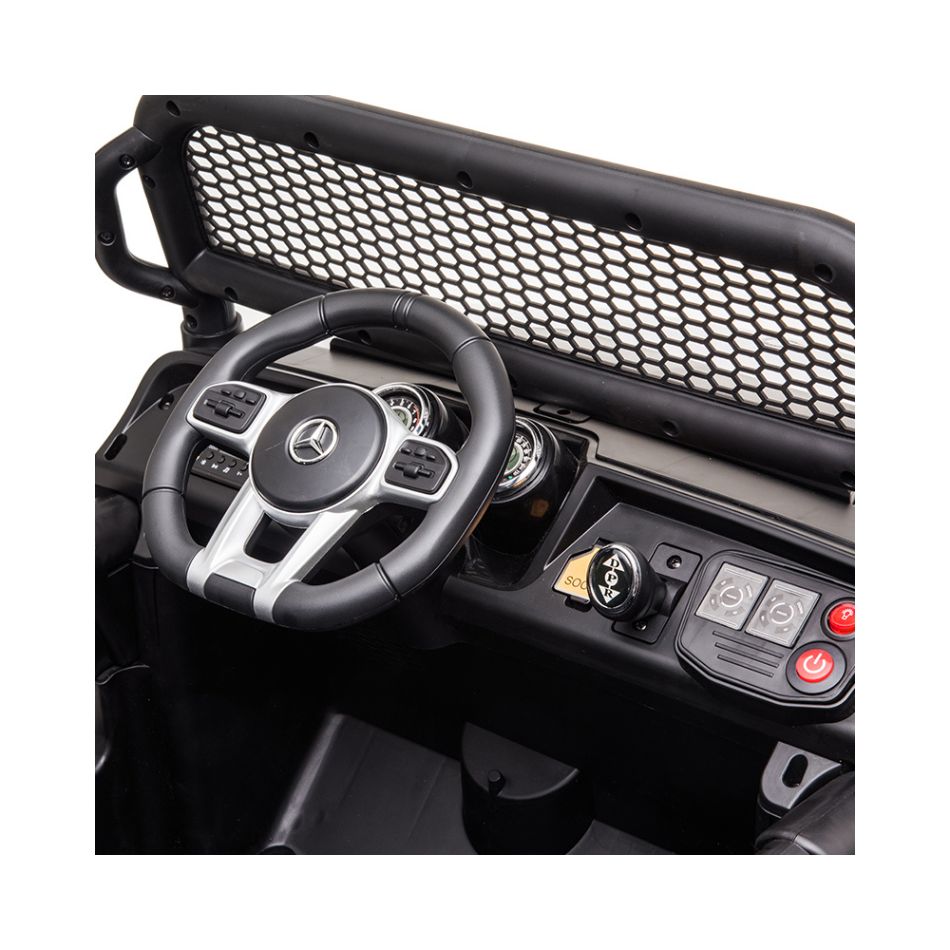 12v MERCEDES BENZ® UNIMOG KIDS ELECTRIC CAR JL199