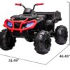 12v 7Ah KIDS RIDING QUAD ATV RIDE-ON R/C MOTORBIKE TD909
