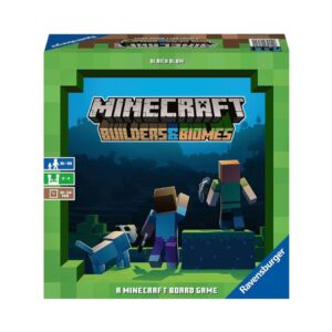 RAVENSBURGER 27088 MINECRAFT BUILDERS AND BIOMES BOARD GAME KOUREAS TOYS