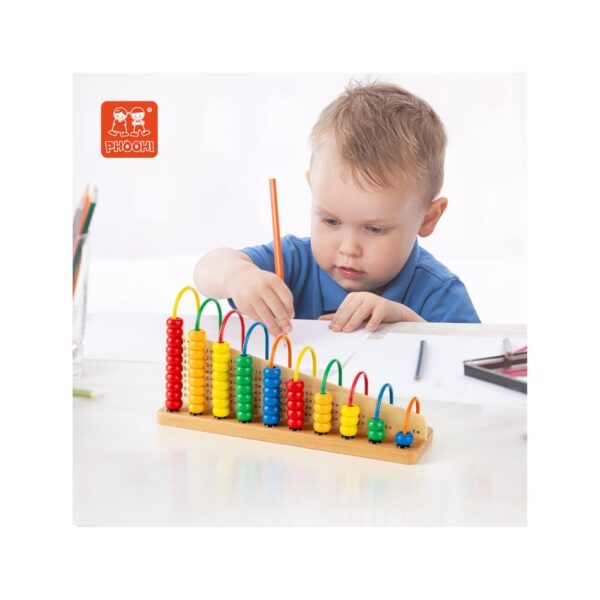 PHOOHI PH05S001 WOODEN ABACUS COUNTING NUMBER KOUREAS TOYS
