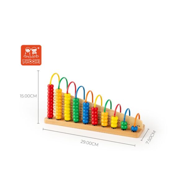 PHOOHI PH05S001 WOODEN ABACUS COUNTING NUMBER KOUREAS TOYS