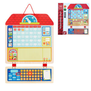 PHOOHI SAWT18513 WOODEN RESPONSIBILITY CHART KOUREAS TOYS