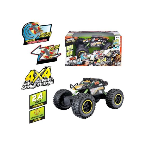 MAISTO TECH 81334 R/C ROCK CRAWLER PRO SERIES 4WS KOUREAS TOYS