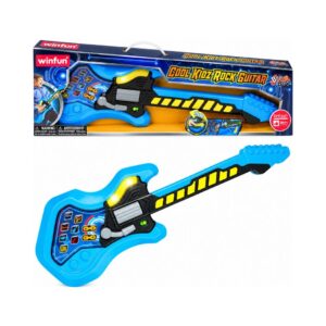 WINFUN 02085A COOL KIDZ ROCK GUITAR – KIDS' GUITAR WITH SOUNDS & LIGHTS KOUREAS TOYS