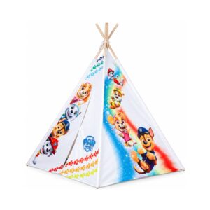 PAW PATROL CHILDREN’S TEPEE TENT WITH WOODEN POLES 71046 KOUREAS TOYS