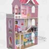 PHOOHI PH11A002 WOODEN DELUXE PINK DOLLHOUSE KOUREAS TOYS