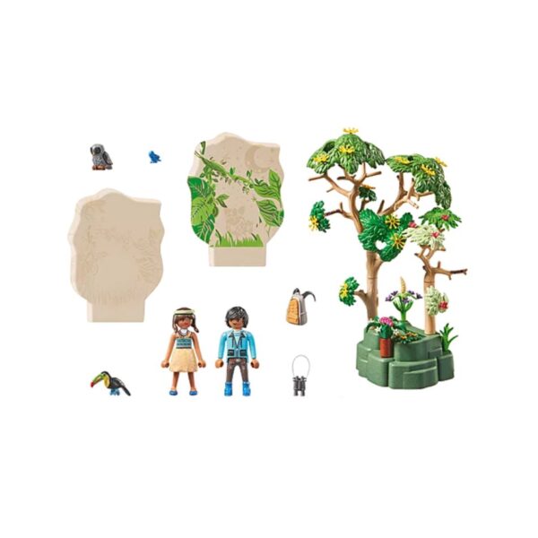 PLAYMOBIL 71009 WILTOPIA - ILLUMINATED TROPICAL TREE AND EXPLORERS KOUREAS TOYS