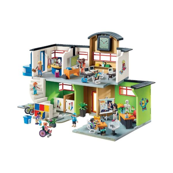 PLAYMOBIL 9453 FURNISHED SCHOOL BUILDING KOUREAS TOYS