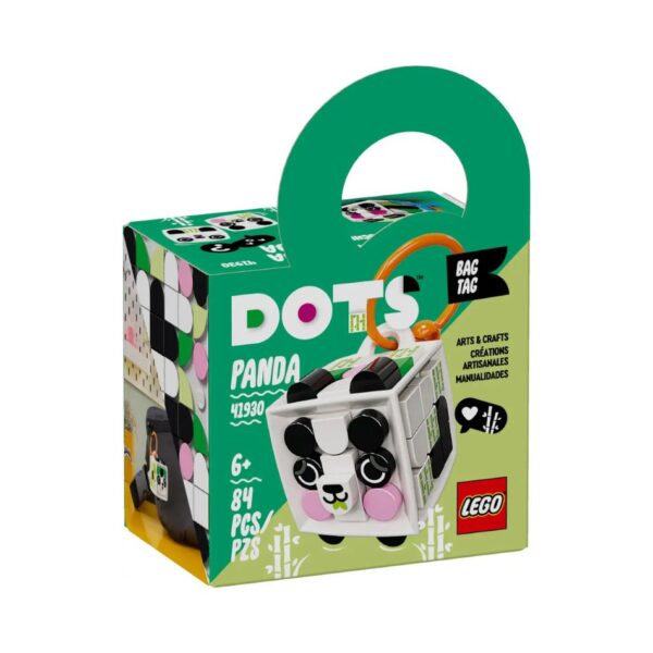 LEGO® 41930 DOTS BAG TAG PANDA KOUREAS TOYS